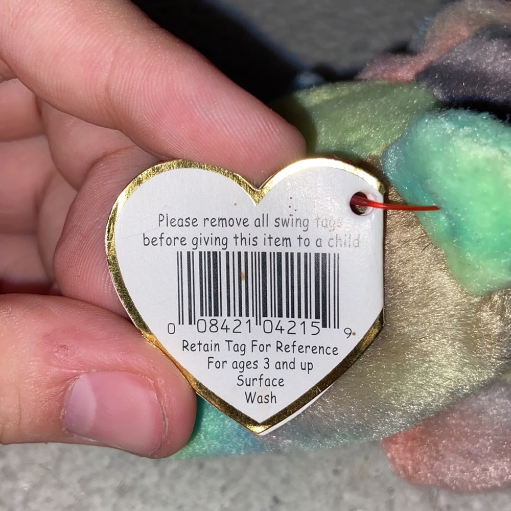 TY rainbow bear - Picture 6 of 6